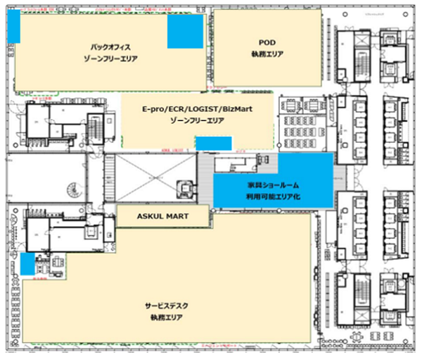 アスクル本社オフィス12階